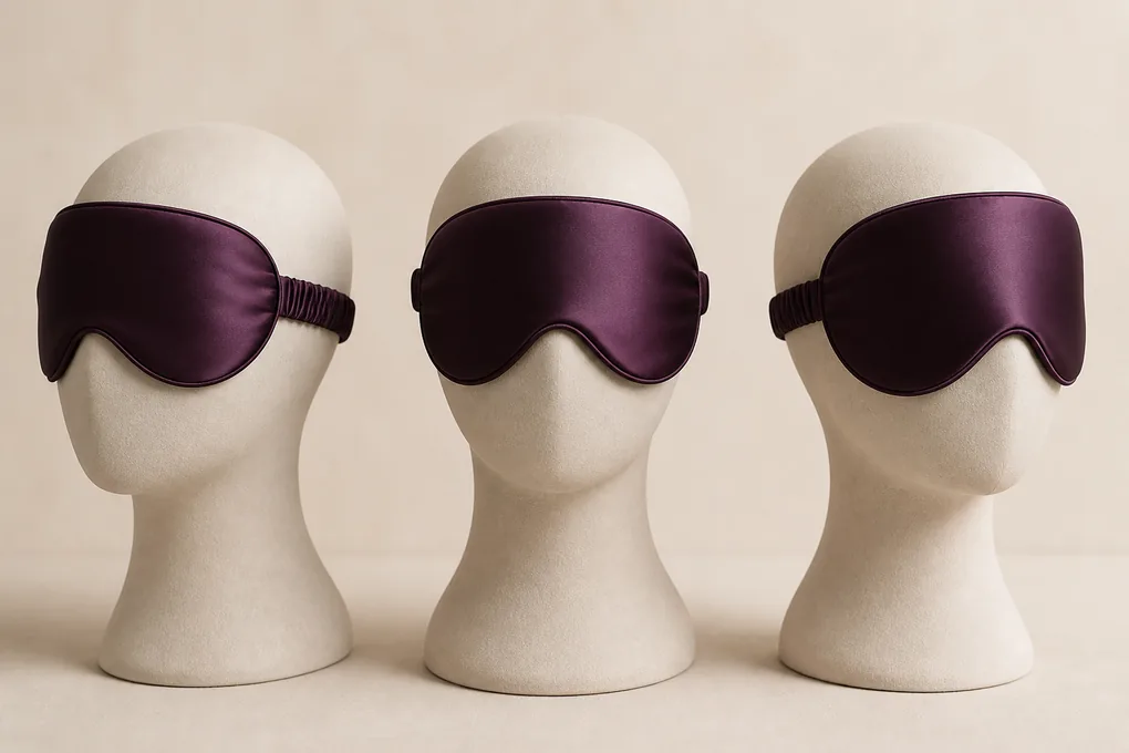 Classic masks placed on three neutral head forms with small differences in strap tension and side coverage